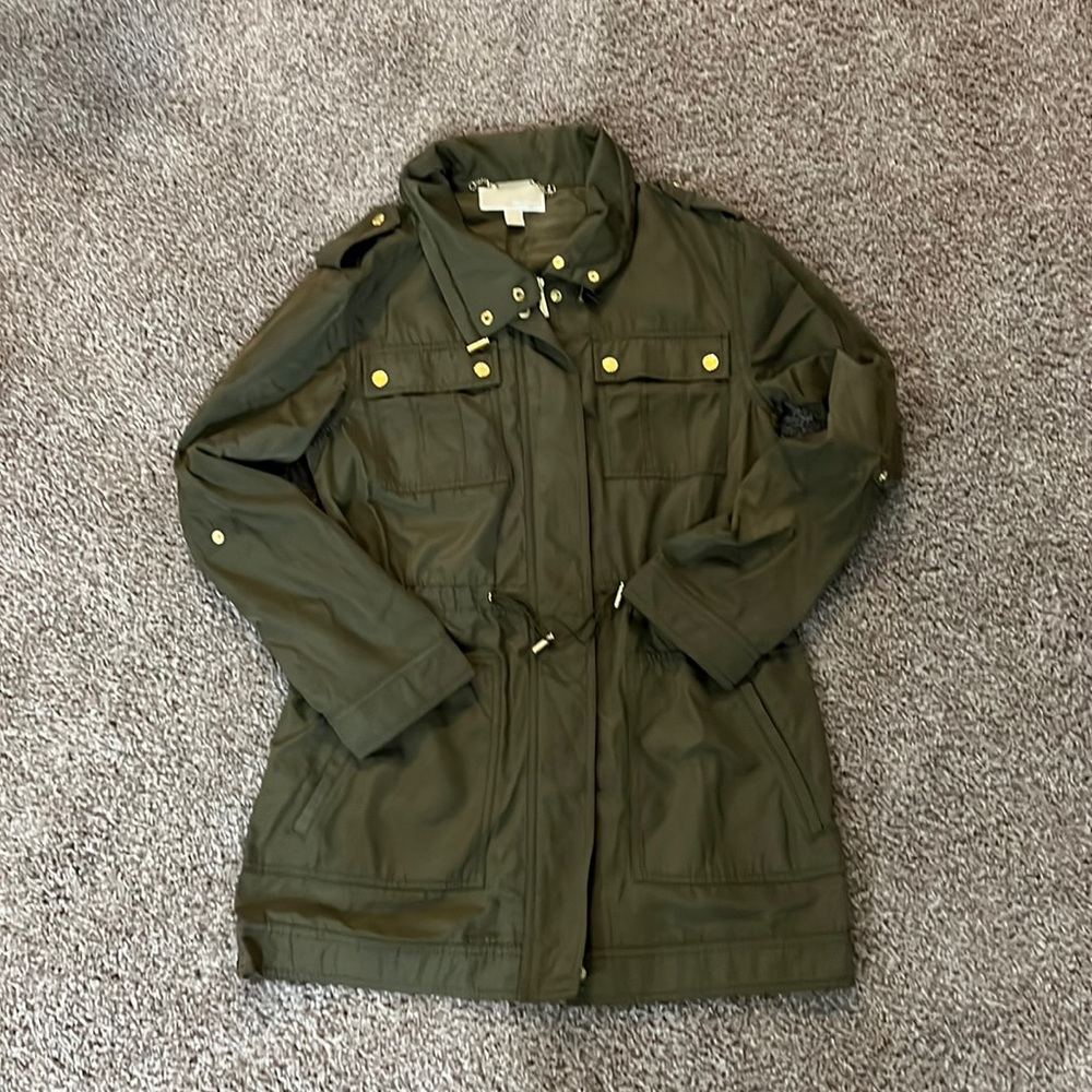 Michael Kors army green light weight jacket